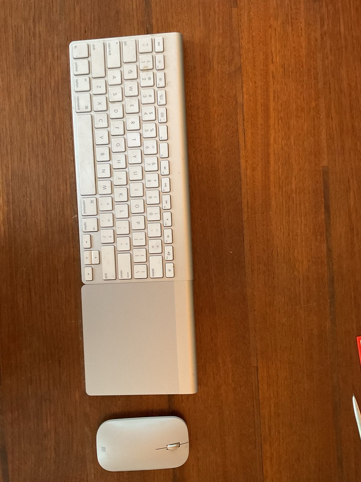 Apple draadloos toetsenbord, Magic Trackpad & Windows muis, Gebruikt, Ophalen of Verzenden, Draadloos, Qwerty