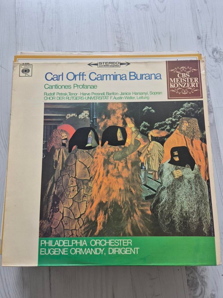Carl Orff: Carmina Burana - Philadelphia Orchester LP, Cd's en Dvd's, Vinyl | Klassiek, Gebruikt, Modernisme tot heden, Ophalen of Verzenden