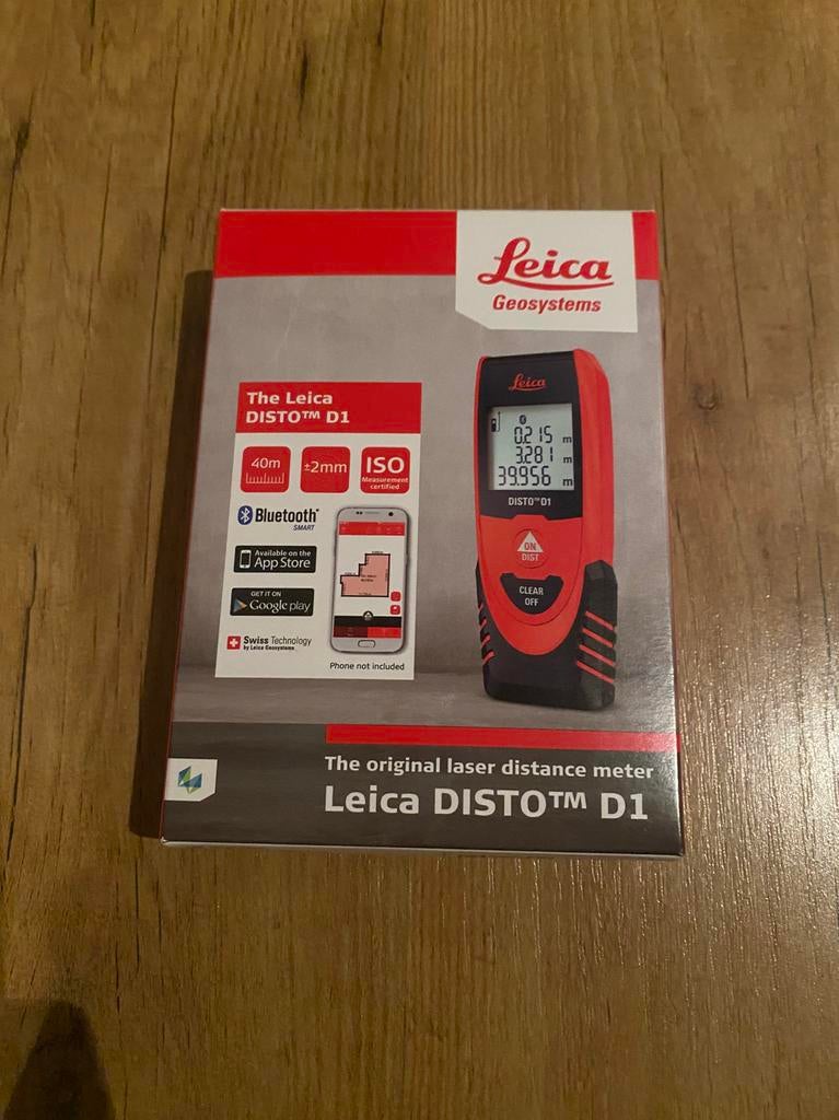 Leica disto D1 Lasermeter - zo goed als nieuw!, Verzenden, Zo goed als nieuw