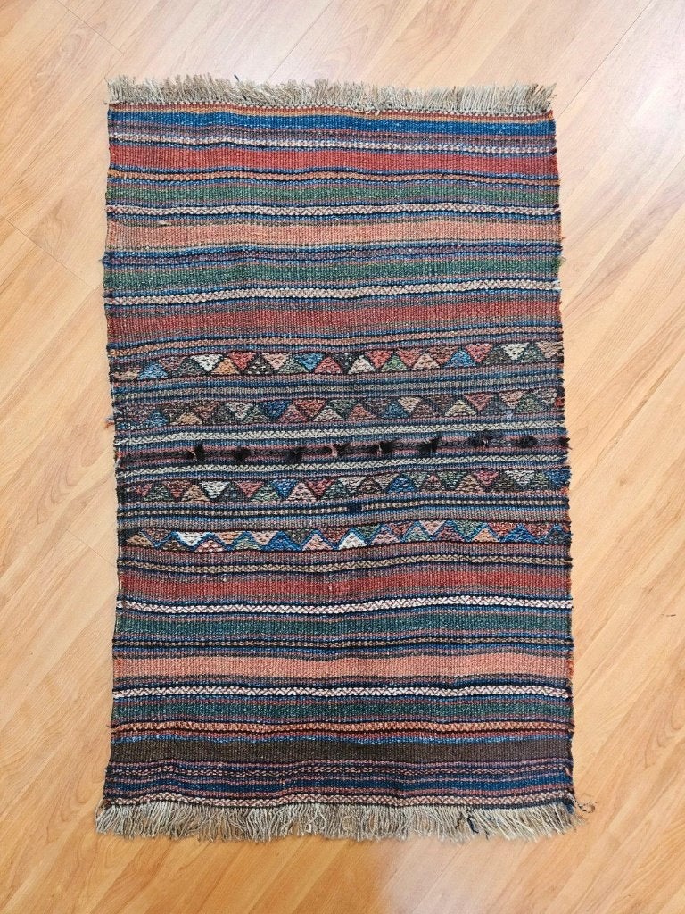 Handgemaakte Vintage Kelim 104/69, Gebruikt, 100 tot 150 cm, Djt@dejuistetoon.eu, Mon Plaisir 19, Etten-Leur, Netherlands