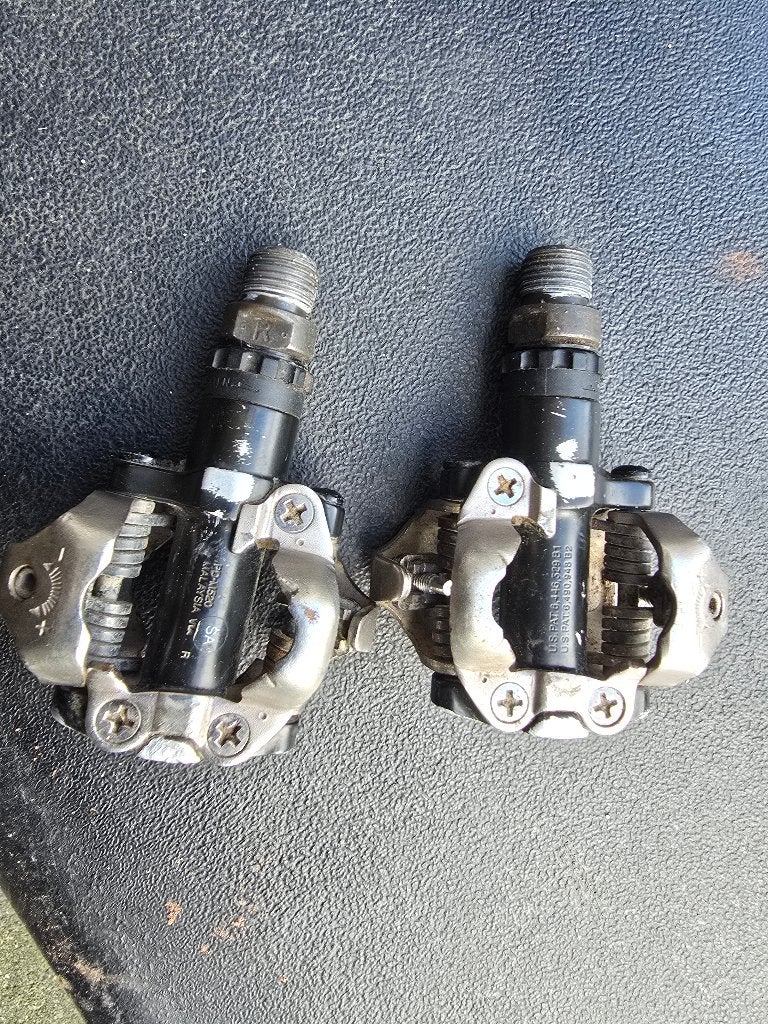 Shimano PD-M520 SPD-klikpedalen, Ophalen of Verzenden, Gebruikt, Mountainbike