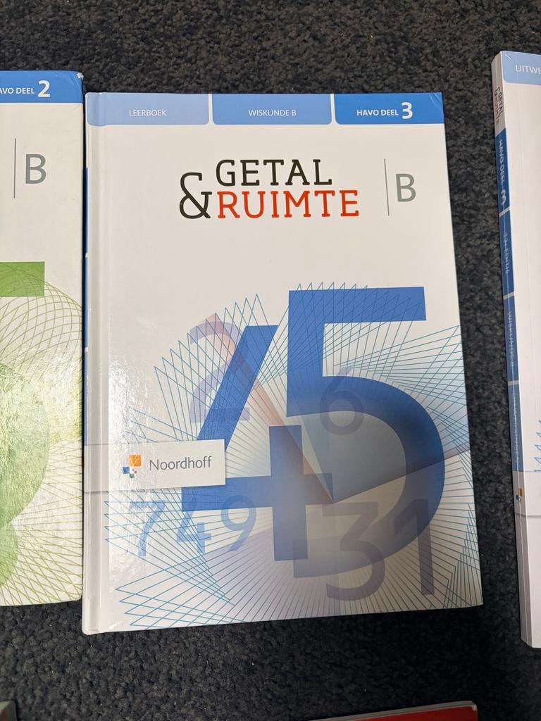 Diverse schoolboeken 4/5 Havo (o.a. Getal & Ruimte, Binas), Boeken, Ophalen, Zo goed als nieuw, HAVO, Wiskunde B