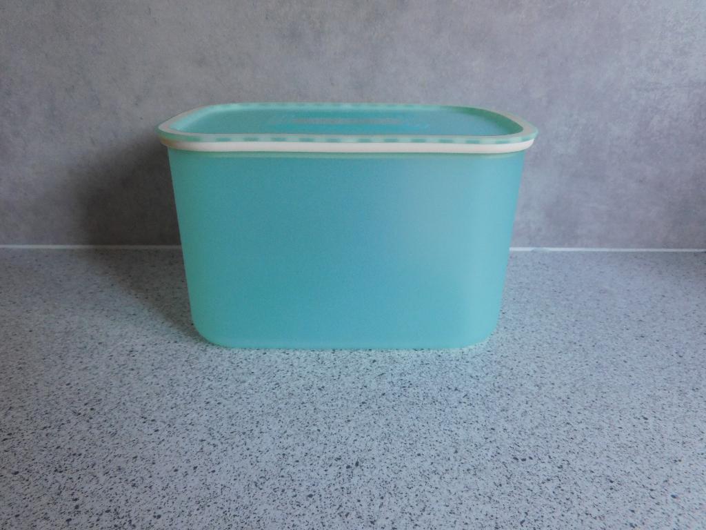 Tupperware Quadro Blokbus 1,3 Ltr. Turquoise, Ophalen of Verzenden, Zo goed als nieuw, Groen, Overige typen