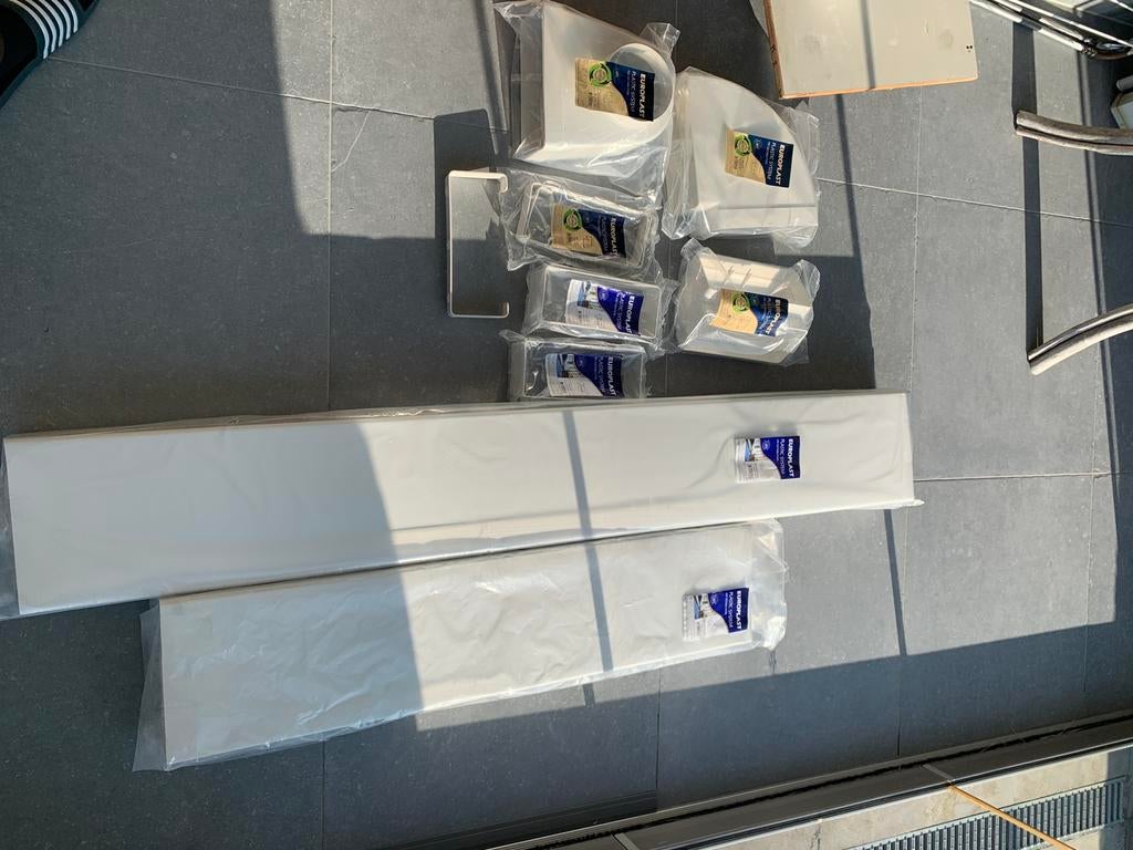 Europlast Kunststof ventilatiekanaal mt div.koppelstuk nieuw, Huis en Inrichting, Keuken | Complete keukens, Ophalen, Wit, Overige typen