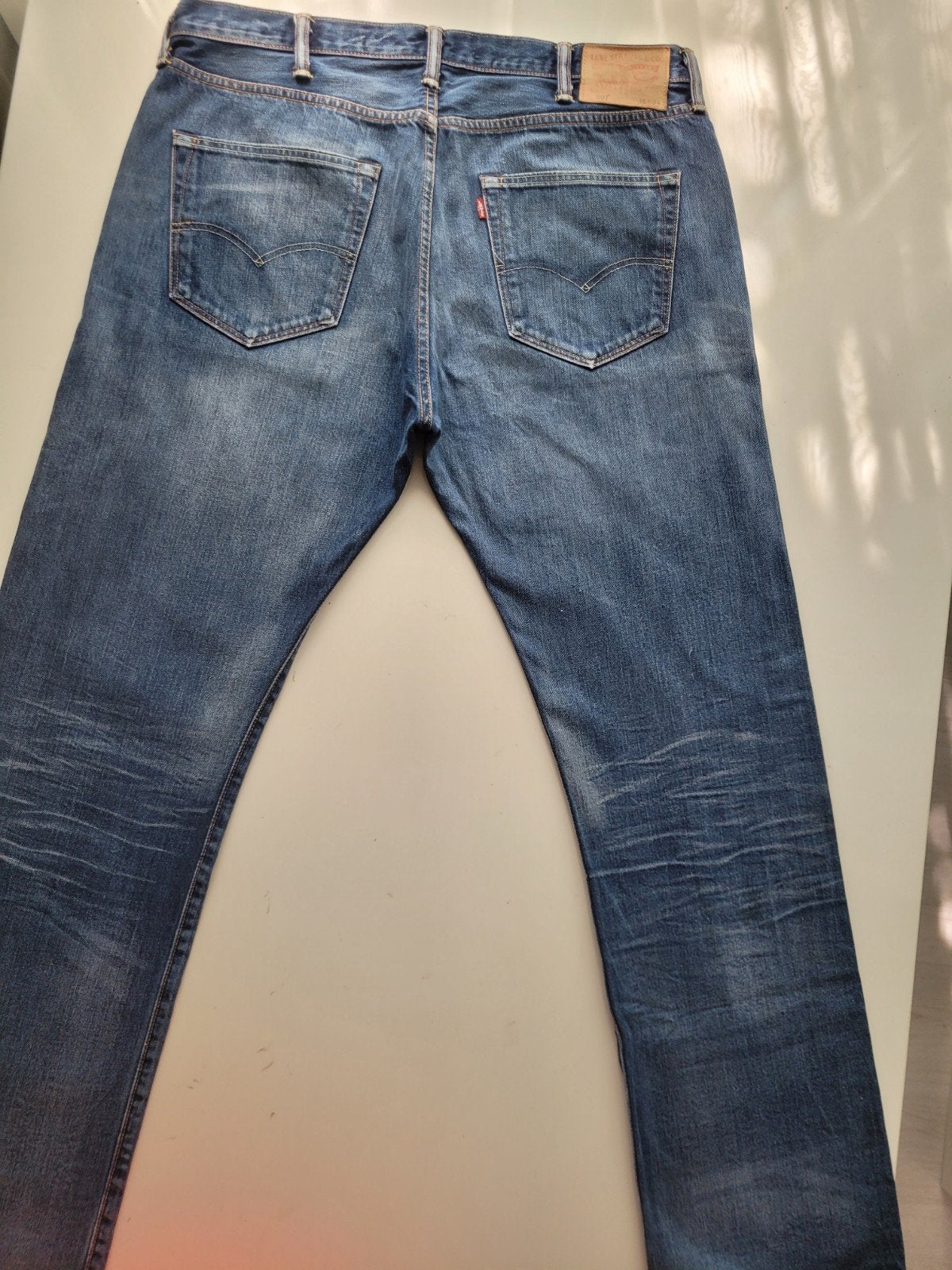 CLASSIC LEVI STRAUSS 501 REGULAR STRAIGHT FIT JEANS 38/34!!, Kleding | Heren, W36 - W38 (confectie 52/54), Blauw, Ophalen of Verzenden