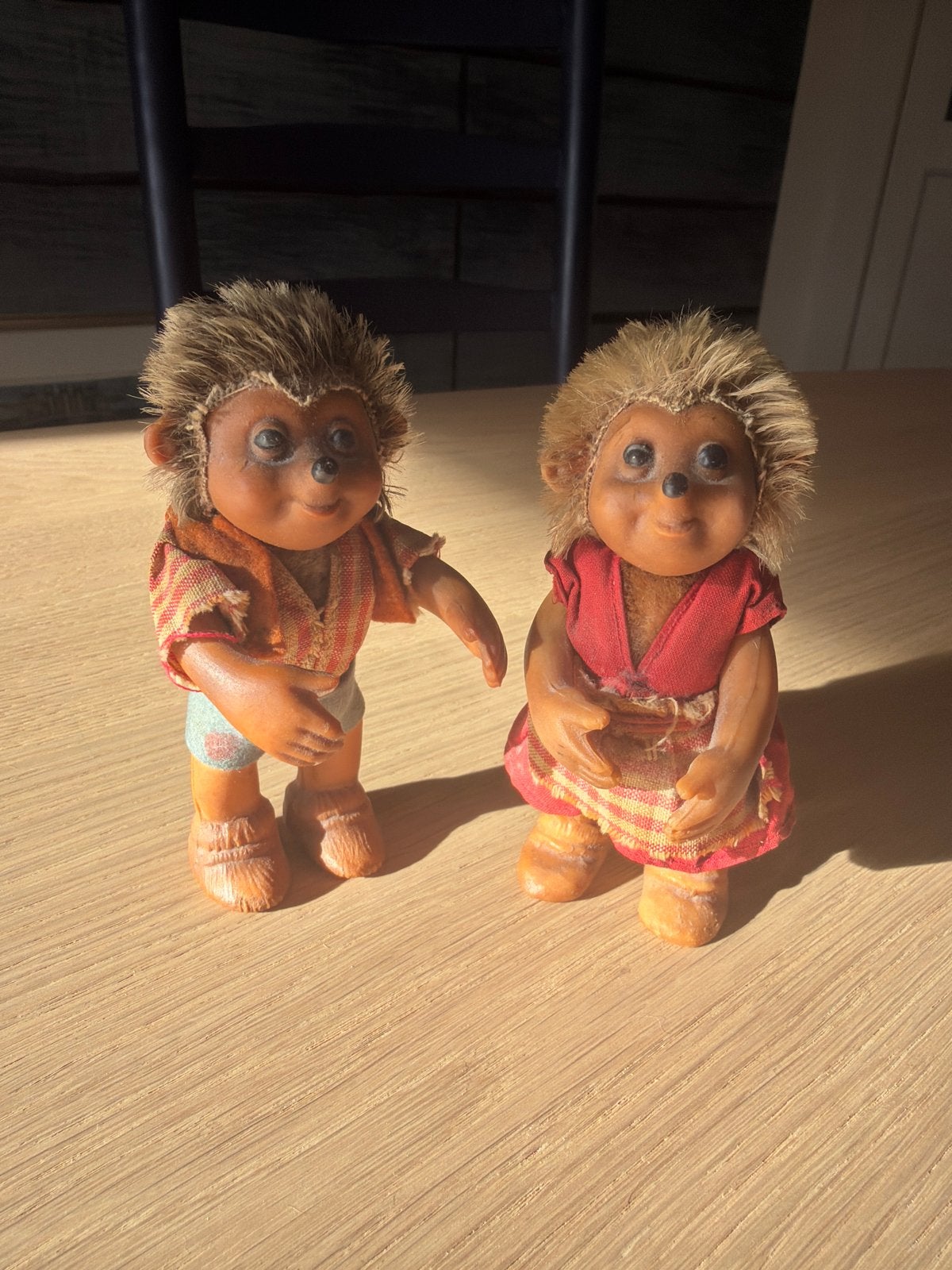 Steiff egel-poppetjes, Verzamelen, Ophalen of Verzenden, Gebruikt