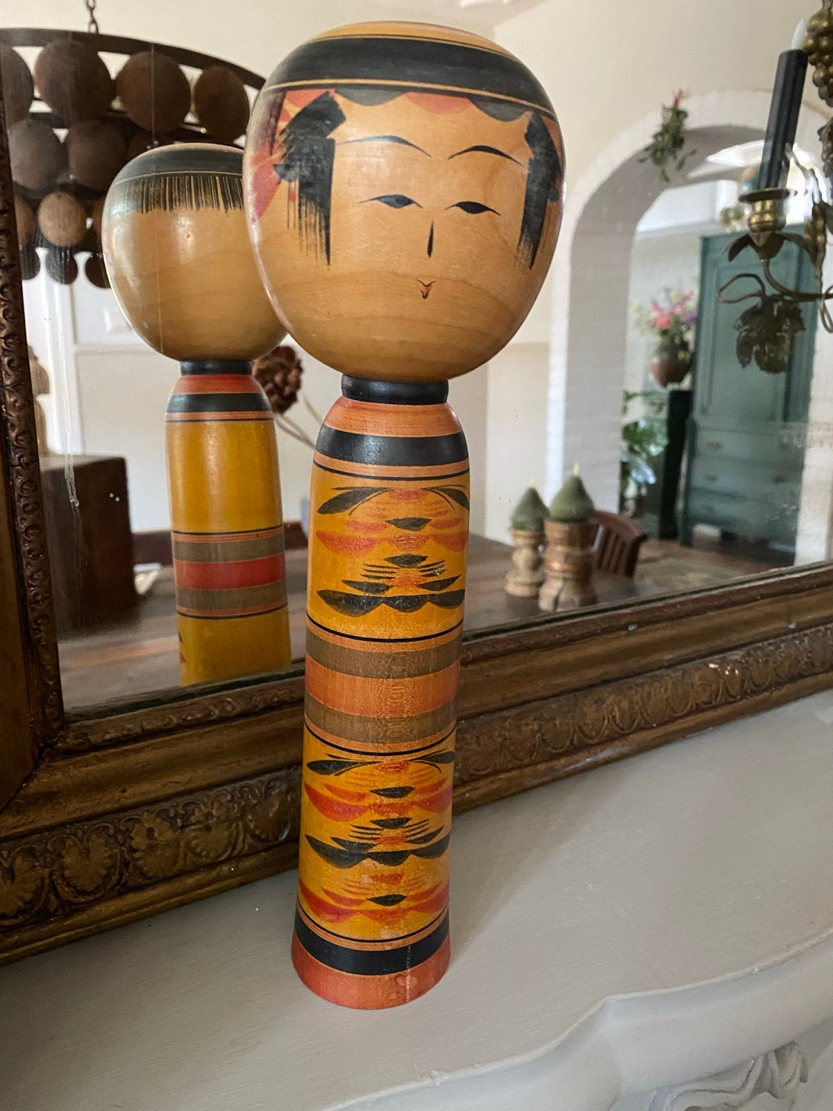 Vintage Japanse Kokeshi Pop - 30 cm, Antiek en Kunst, Ophalen of Verzenden