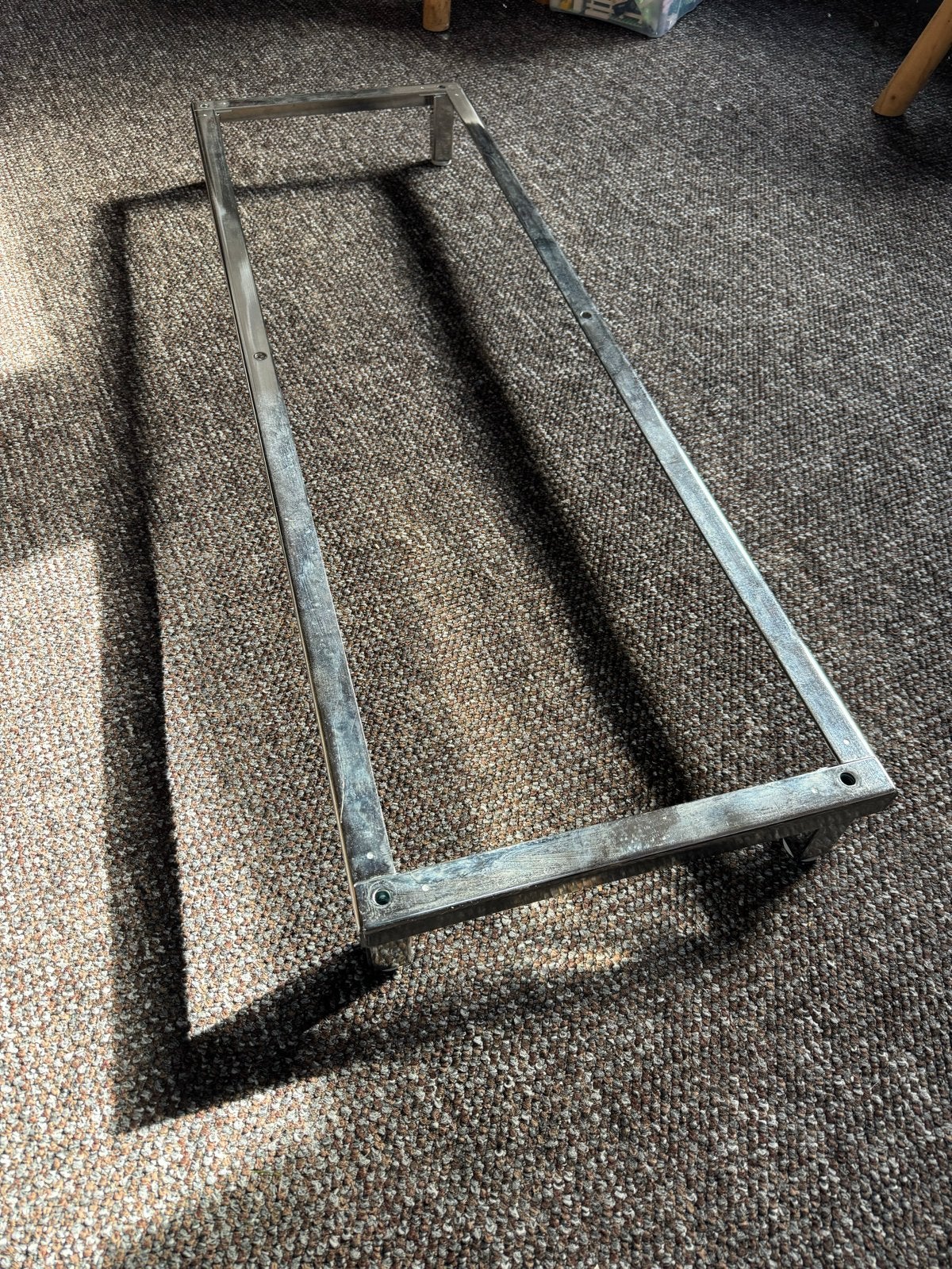 IKEA Besta onderstel chroom 120x40 cm, Ophalen, Gebruikt