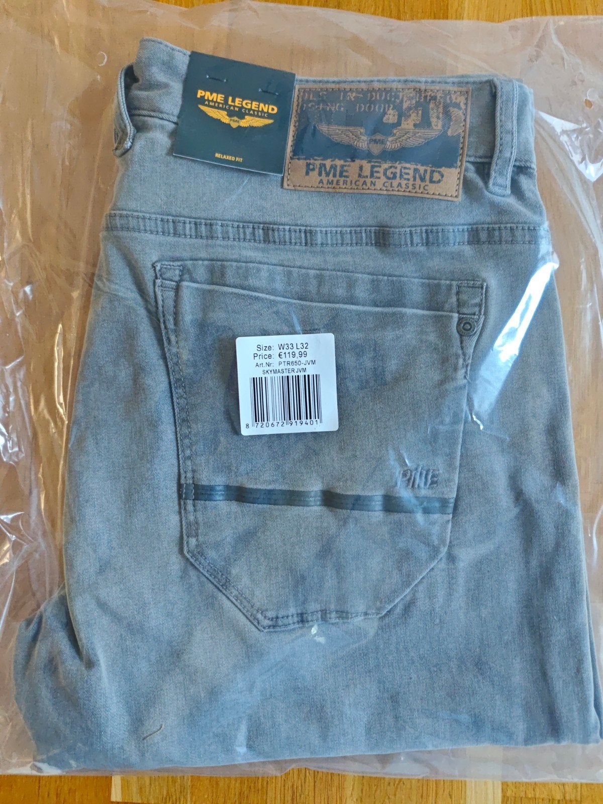 Nieuwe PME Legend Jeans Grijs - Relaxed Fit - W33 L32, Kleding | Heren, Spijkerbroeken en Jeans, Nieuw, Ophalen of Verzenden, PME Legend