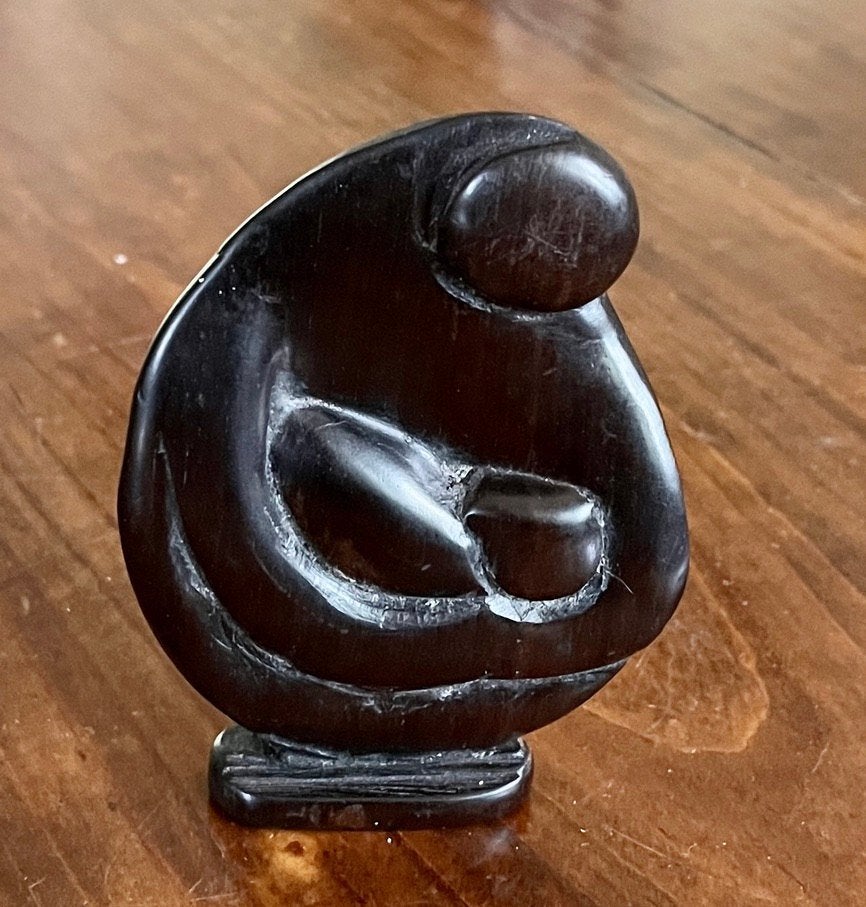Gestileerd beeld Moeder met baby, Antiek en Kunst, Ophalen of Verzenden