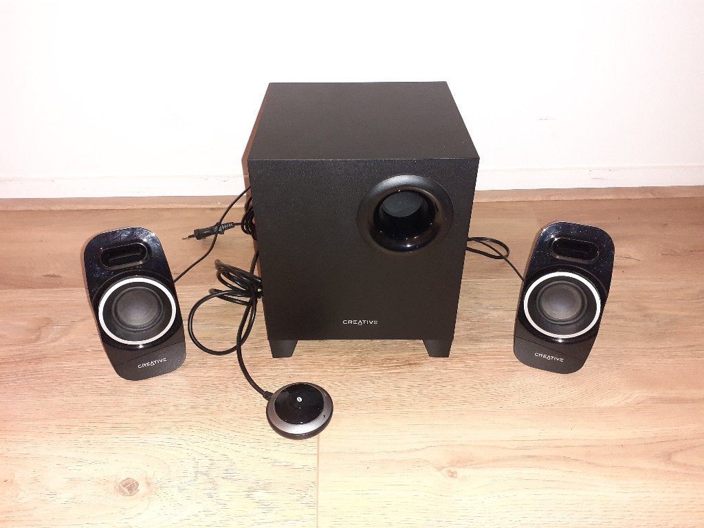 Creative T3250 Wireless 2.1 Luidsprekerset, Ophalen, Zo goed als nieuw, Audiokanaal 2.1, Creative