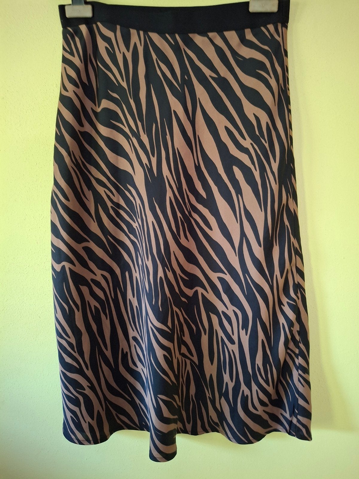 Opus rok satijn zebraprint model Rosi - Maat 38, Kleding | Dames, Maat 38/40 (M), Zwart, Ophalen of Verzenden, Zo goed als nieuw