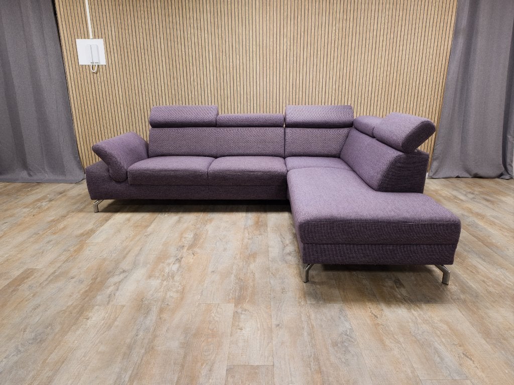 Zeer Mooie Paars Hoekbank van MONTEL MODENA, Info@banxtel.nl, Gebruikt, Verzenden, Hoekbank