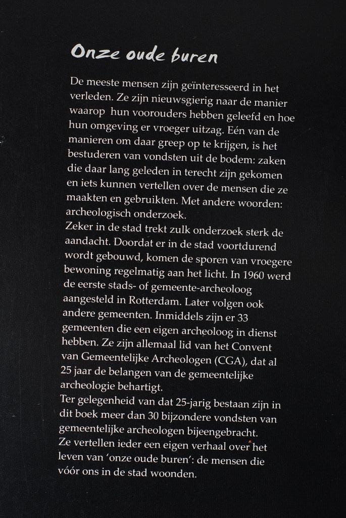 Vondsten en verhalen uit de bodem van de stad (2003), Verzenden, Zo goed als nieuw