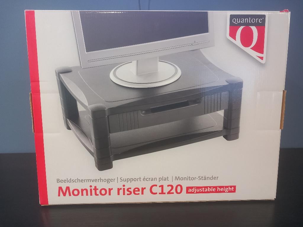 Beeldschermverhoger NIEUW !!, Ophalen, Nieuw, Quantore, In hoogte verstelbaar