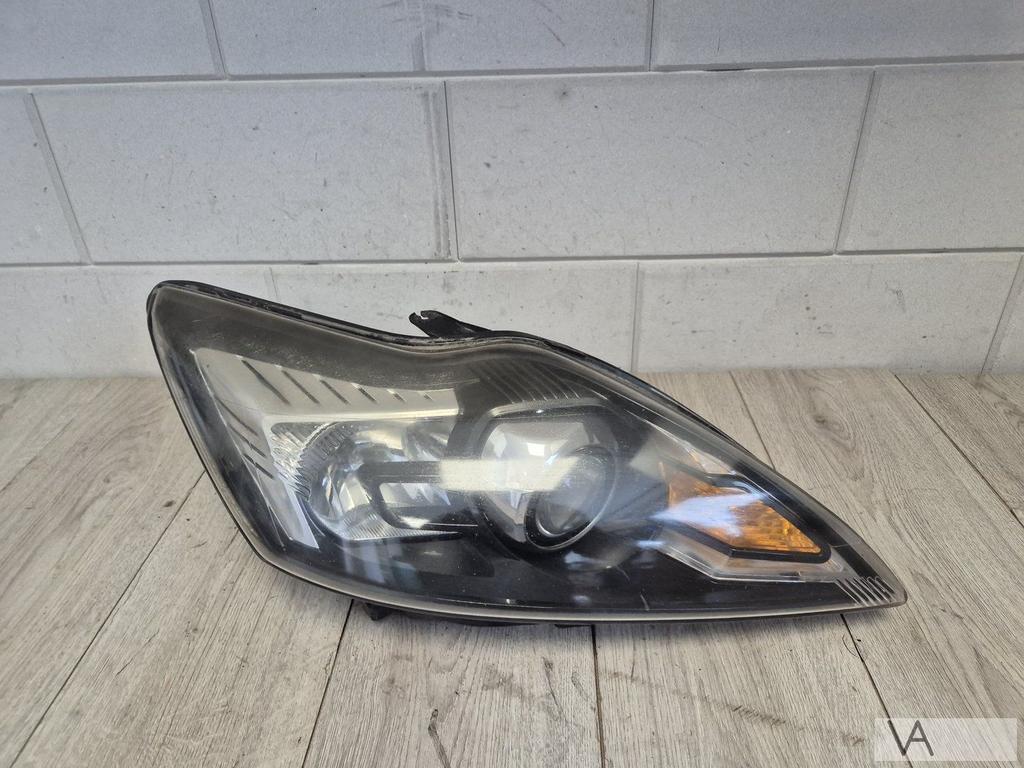 Koplamp rechts met lens Ford Focus 2 2007 - 2011 facelift, Auto-onderdelen, Verlichting, Gebruikt, -, -, Ophalen of Verzenden