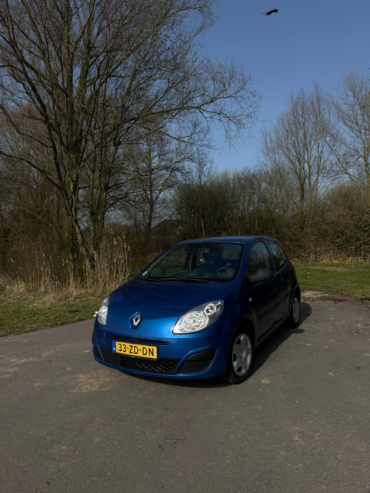Renault Twingo 1.1 2008 Blauw APK 02-2027, Auto's, Renault, Voorwielaandrijving, 31 €/maand, 4 cilinders, Airbags