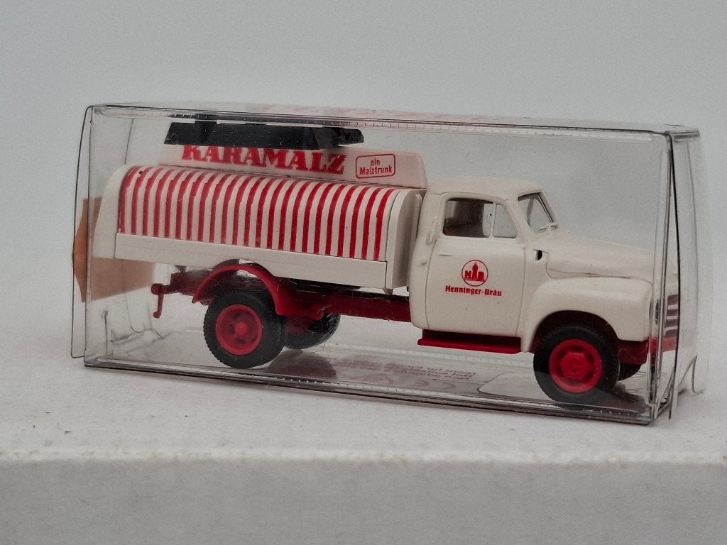 Opel Blitz "Karamalz" - Brekina 1/87, Verzenden, Zo goed als nieuw, Auto, Brekina