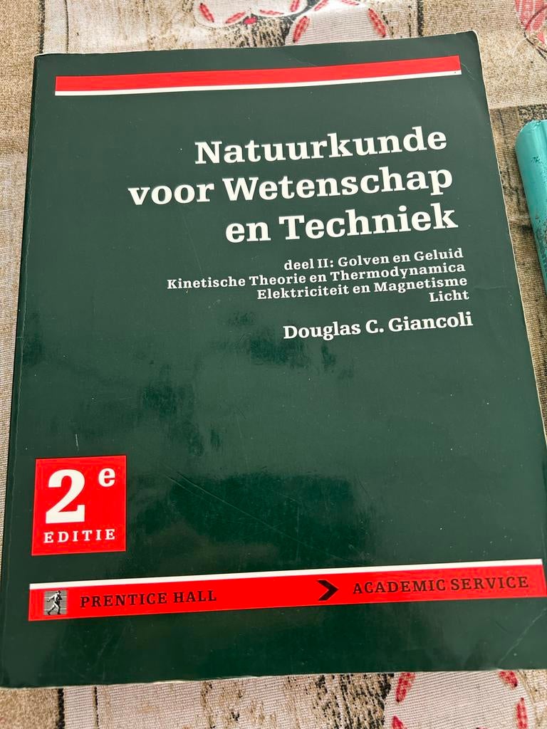Natuurkunde voor Wetenschap en Techniek - Deel II, Boeken, Ophalen of Verzenden, Gelezen, Overige onderwerpen