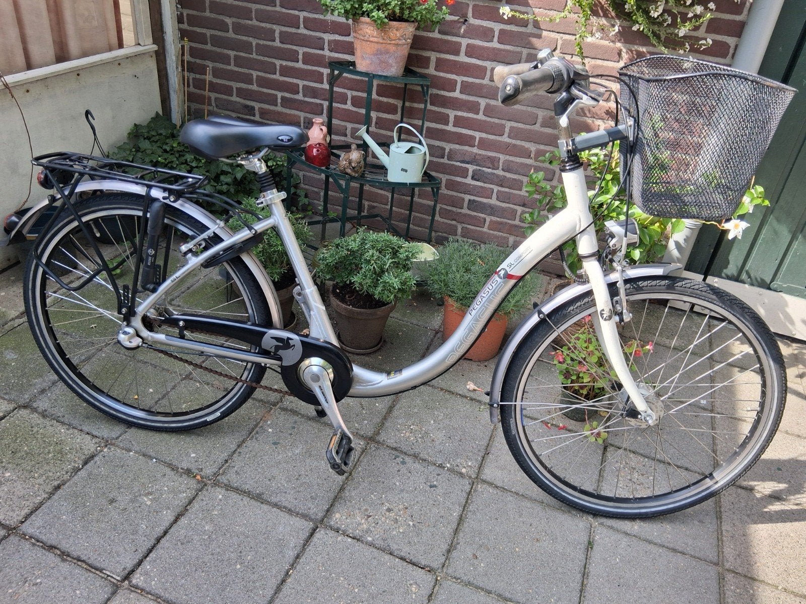 Dames  - meisjes -fiets 26 inch  ., Minder dan 10 versnellingen, Gebruikt, 26 inch, Minder dan 47 cm