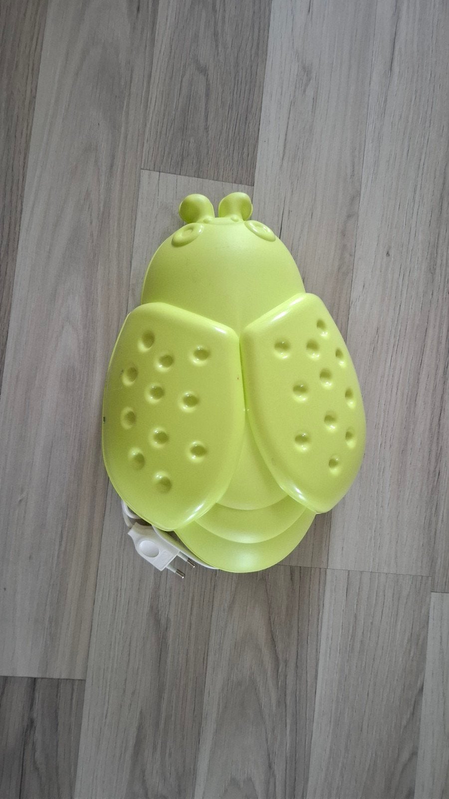 Groene lieveheersbeestje lamp voor kinderkamer, Gebruikt, Ophalen of Verzenden, Ophangbaar, Lamp