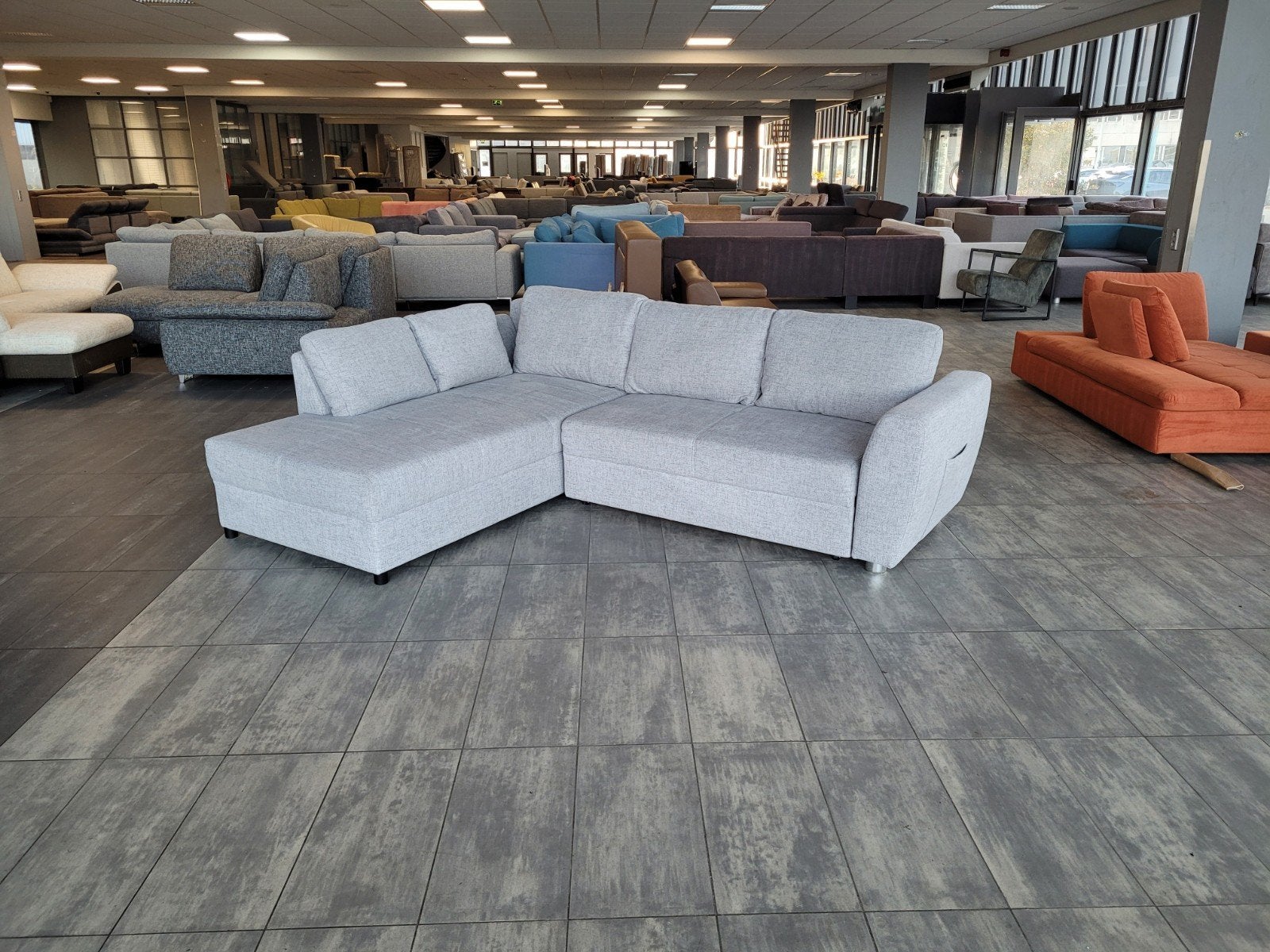 ✅️️️️ GEREINIGD hoekbank slaapbank opberg 255x200 | BEZORGEN, Stof, 250 tot 300 cm, Info@onbekend.nl, Hoekbank