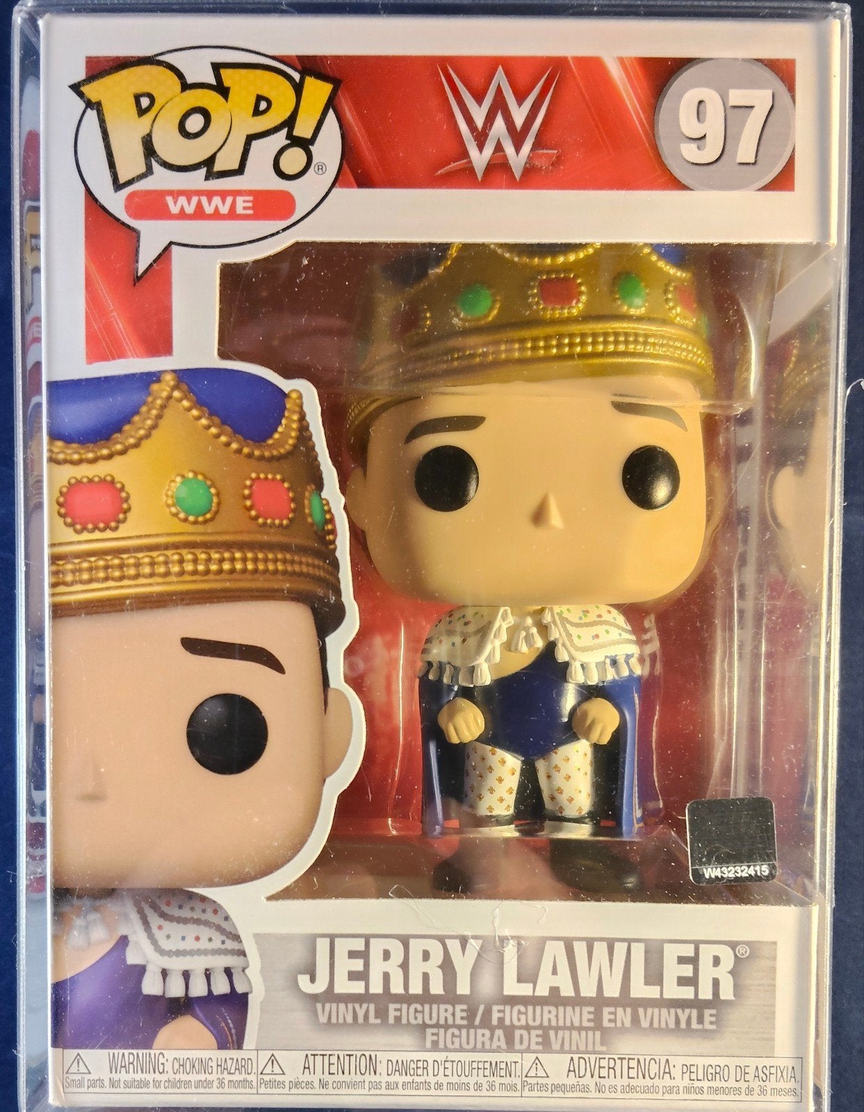 Funko Pop! WWE Jerry Lawler #97 - Nieuw in doos, Ophalen of Verzenden, Nieuw