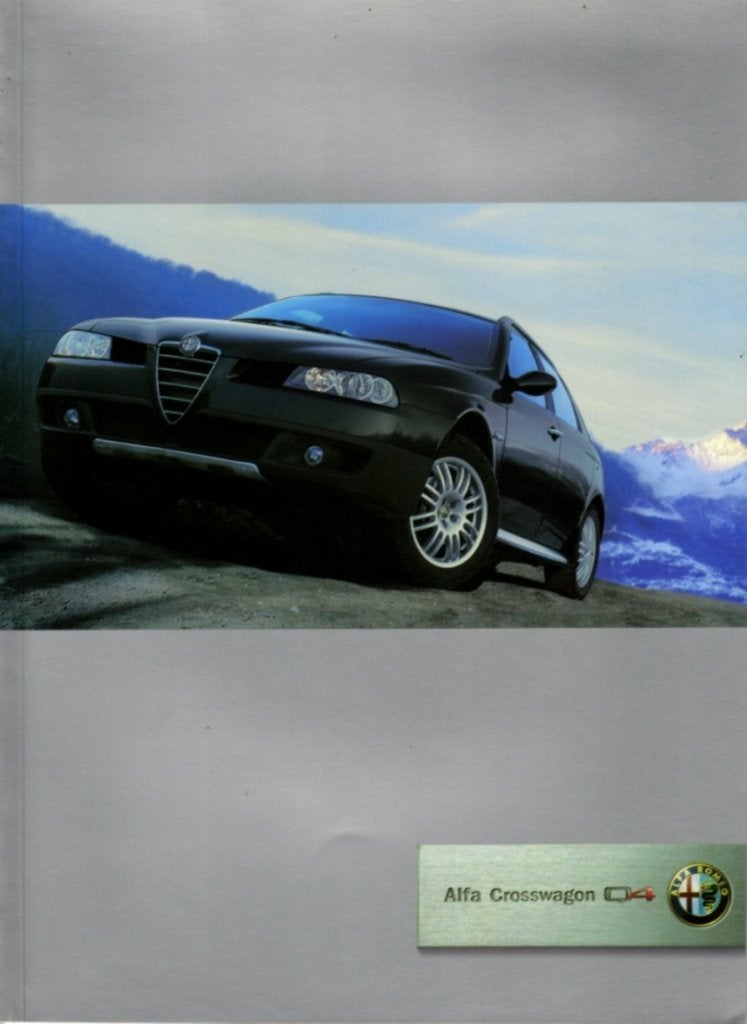 Brochure Alfa Crosswagon Q4 2004, Ophalen of Verzenden, Gelezen, Alfa Romeo