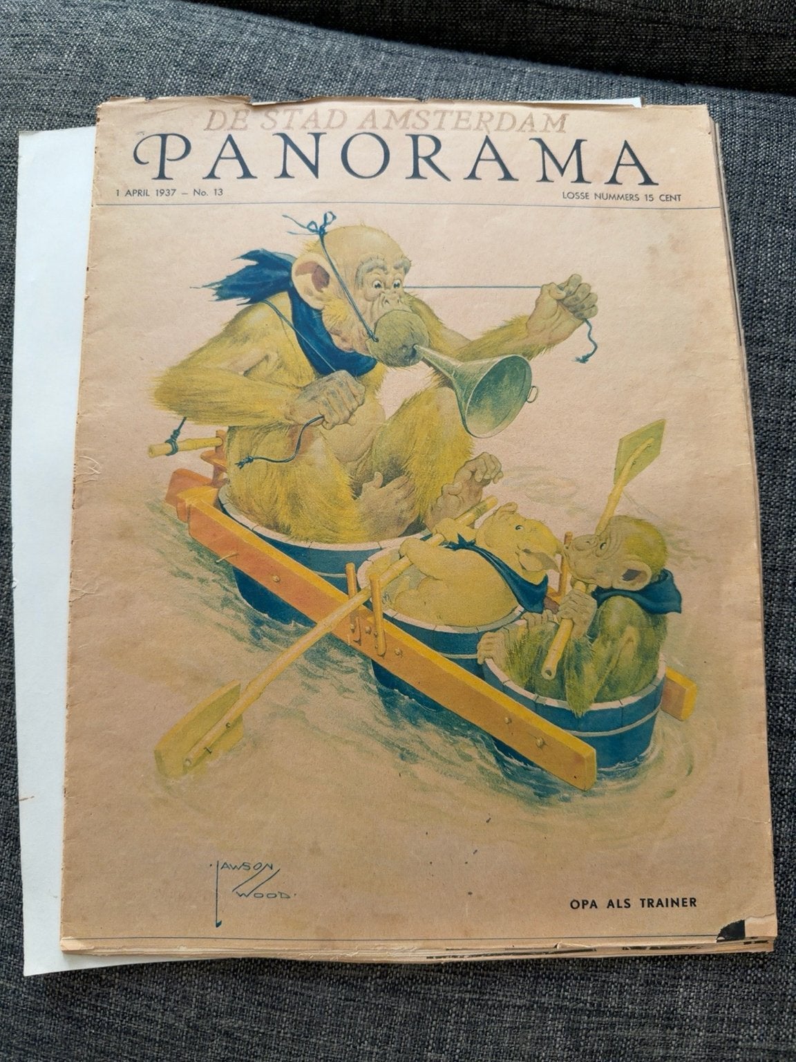 Panorama 1937 Nr. 13  Titanic amstelstraat, Ophalen of Verzenden, Gelezen