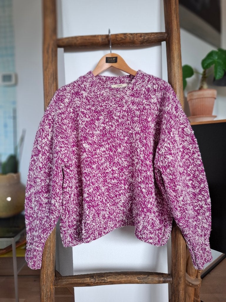 Odeeh lanawool trui maat 38/40 twv € 469 nieuw, Maat 38/40 (M), Overige kleuren, Verzenden, Pauw