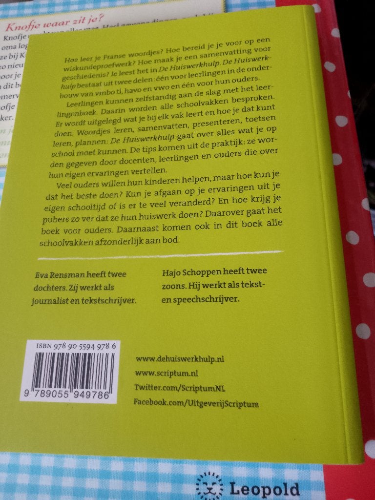 boek  de huiswerk hulp hogere cijfers sneller klaar, Ophalen
