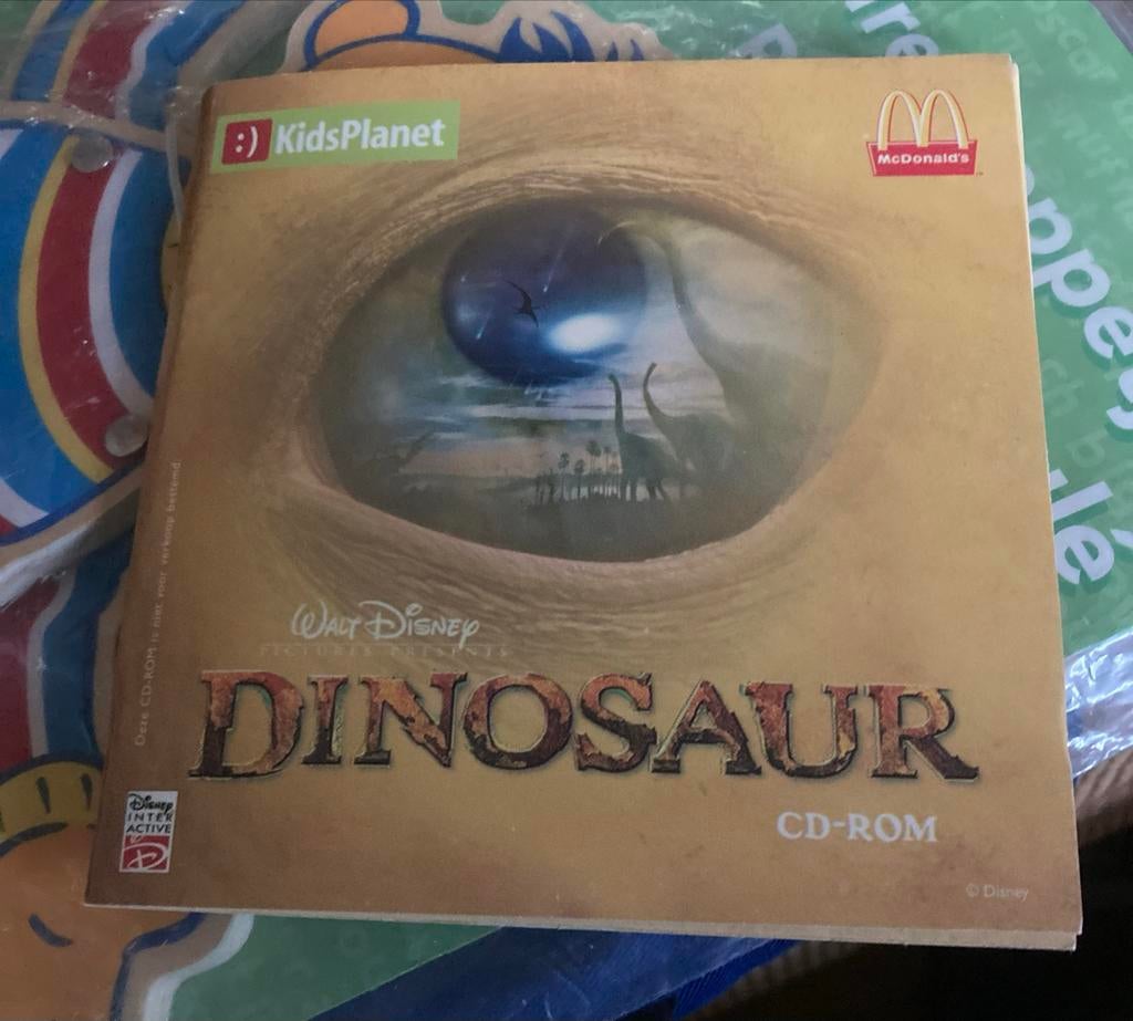 Disney's Dinosaur CD-ROM (KidsPlanet/McDonald's), Avontuur en Actie, 1 speler, Ophalen of Verzenden, Zo goed als nieuw