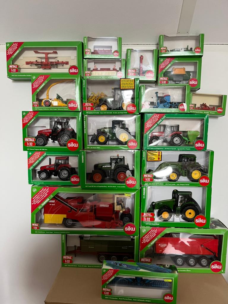 Siku 1:32 Farmer verzameling, Hobby en Vrije tijd, Modelauto's | 1:32, Ophalen, Zo goed als nieuw, Tractor of Landbouw, SIKU