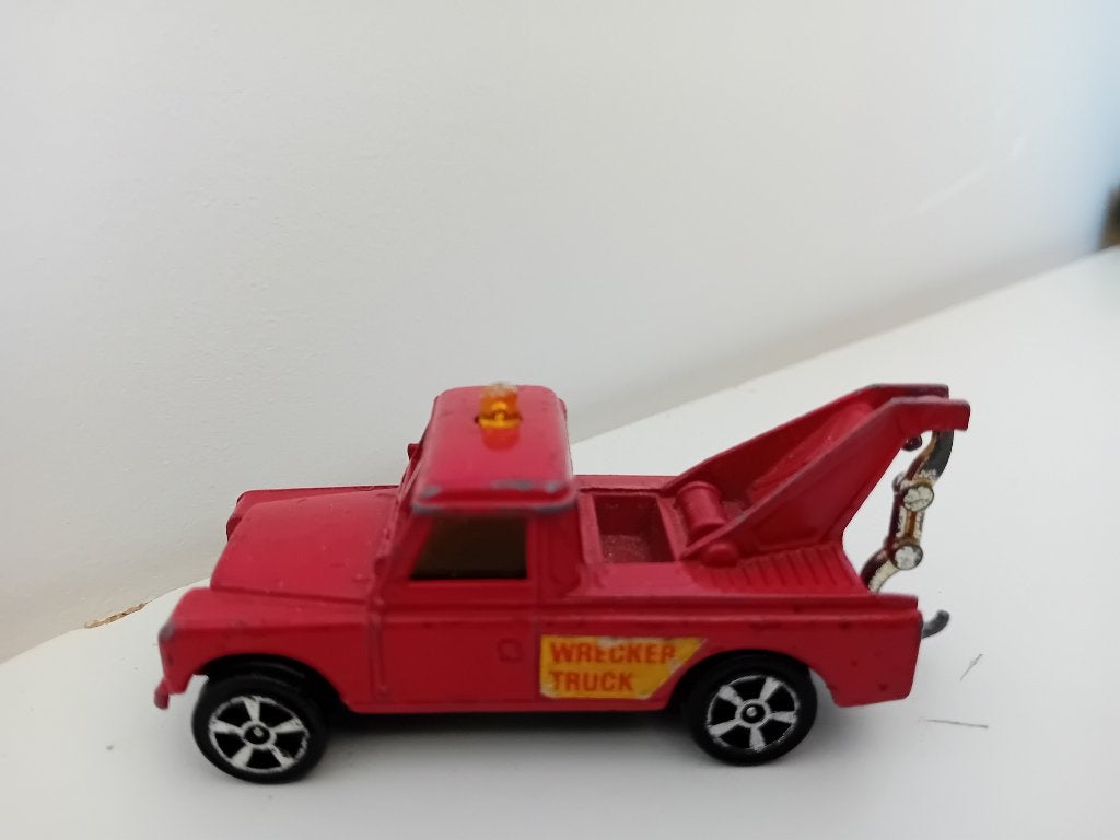 Corgi Juniors Land Rover Defender Wrecker Truck rood, Ophalen of Verzenden, Gebruikt, Auto