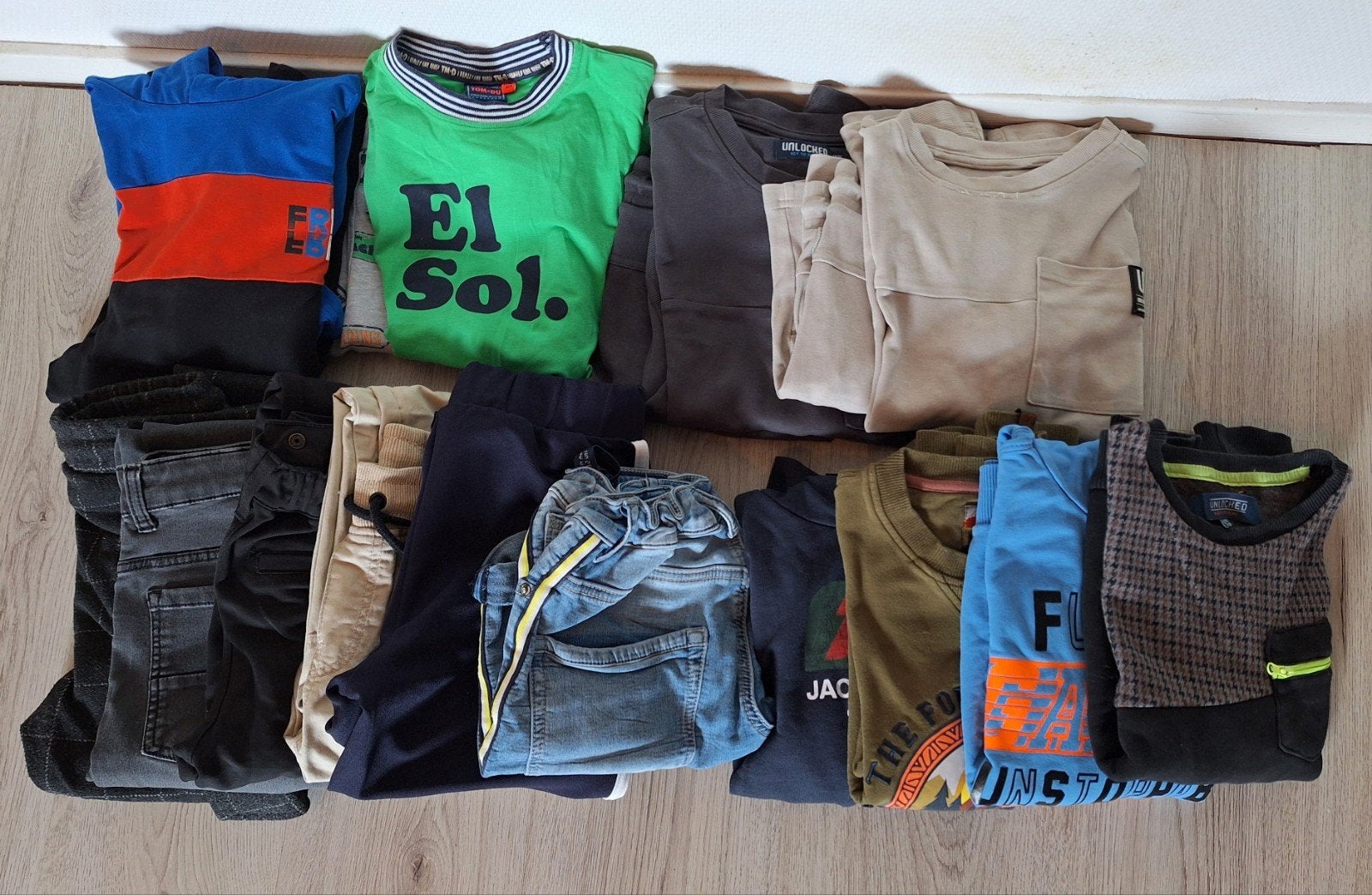 Groot kledingpakket jongens maat 140/146 (Tom-Du, Unlocked), Ophalen, Gebruikt, Trui of Vest, Jongen