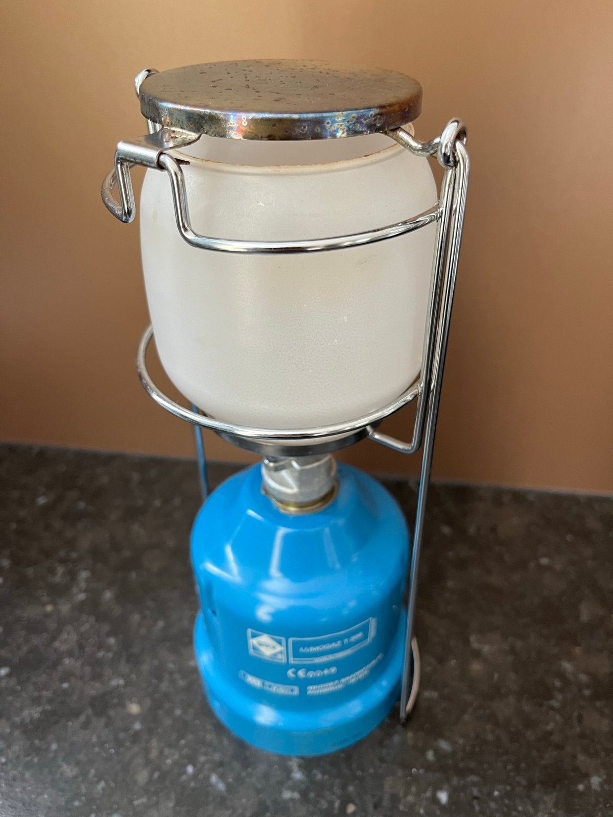 Campingaz T206 Gaslamp - Compacte en Lichtgewicht Campinglam, Caravans en Kamperen, Ophalen of Verzenden, Gebruikt