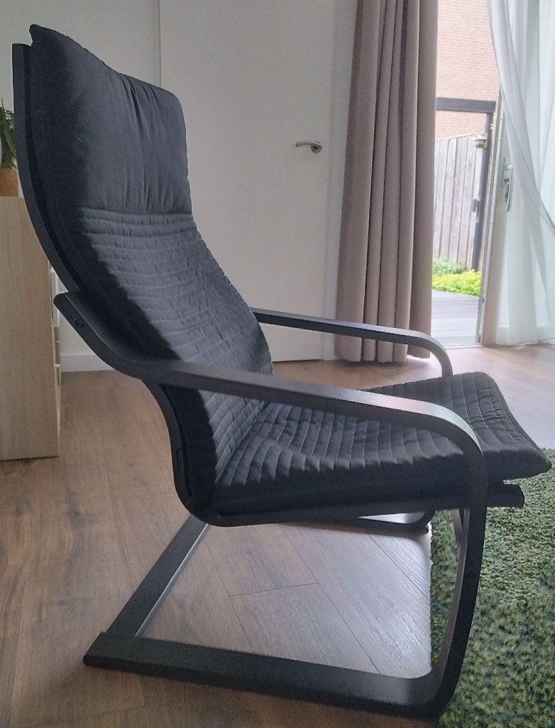 Ikea Poäng fauteuils, Ophalen, Gebruikt, 75 tot 100 cm, Stof