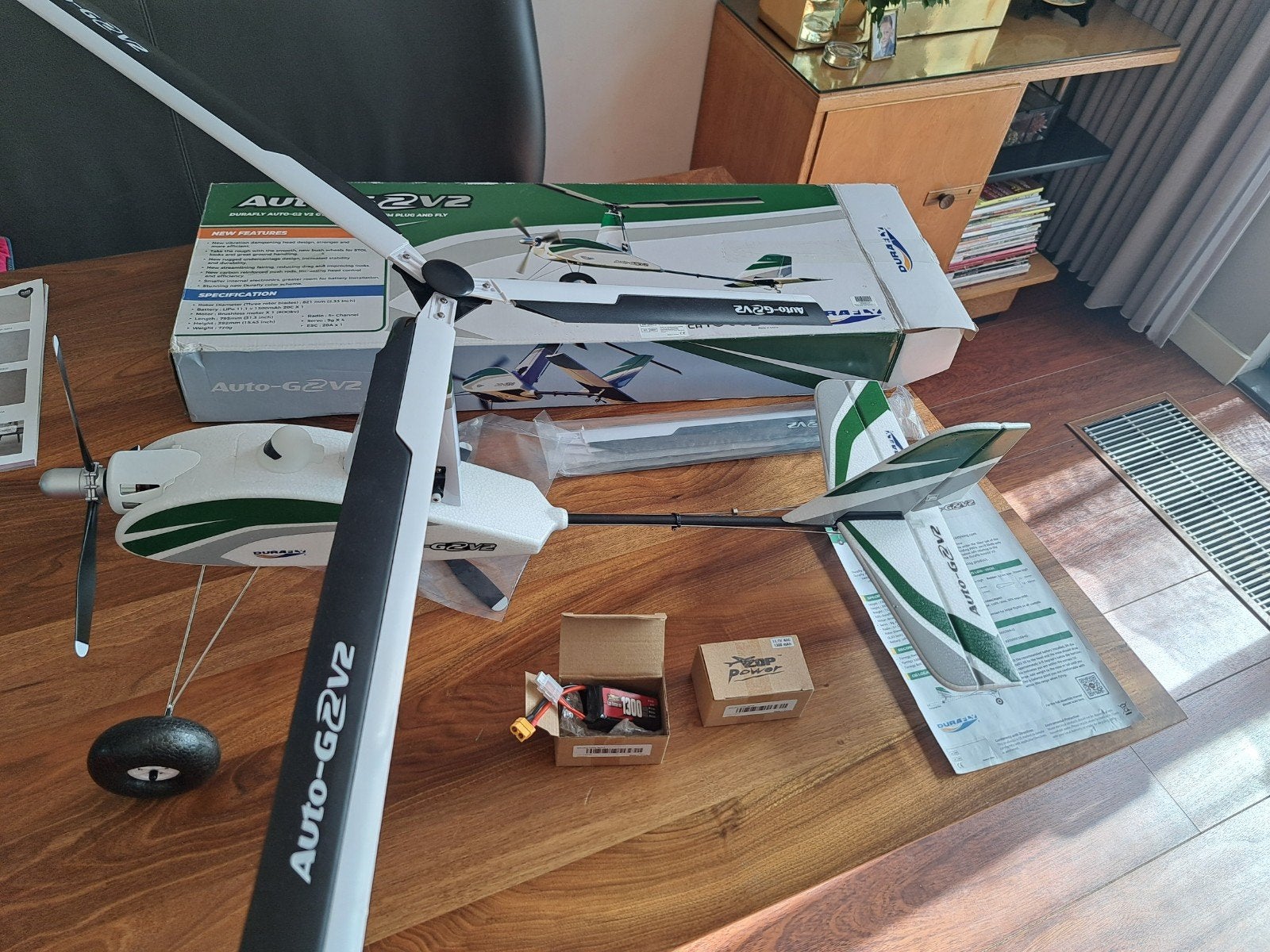 Durafly gyrocopter V2!, Ophalen of Verzenden, Zo goed als nieuw, Elektro