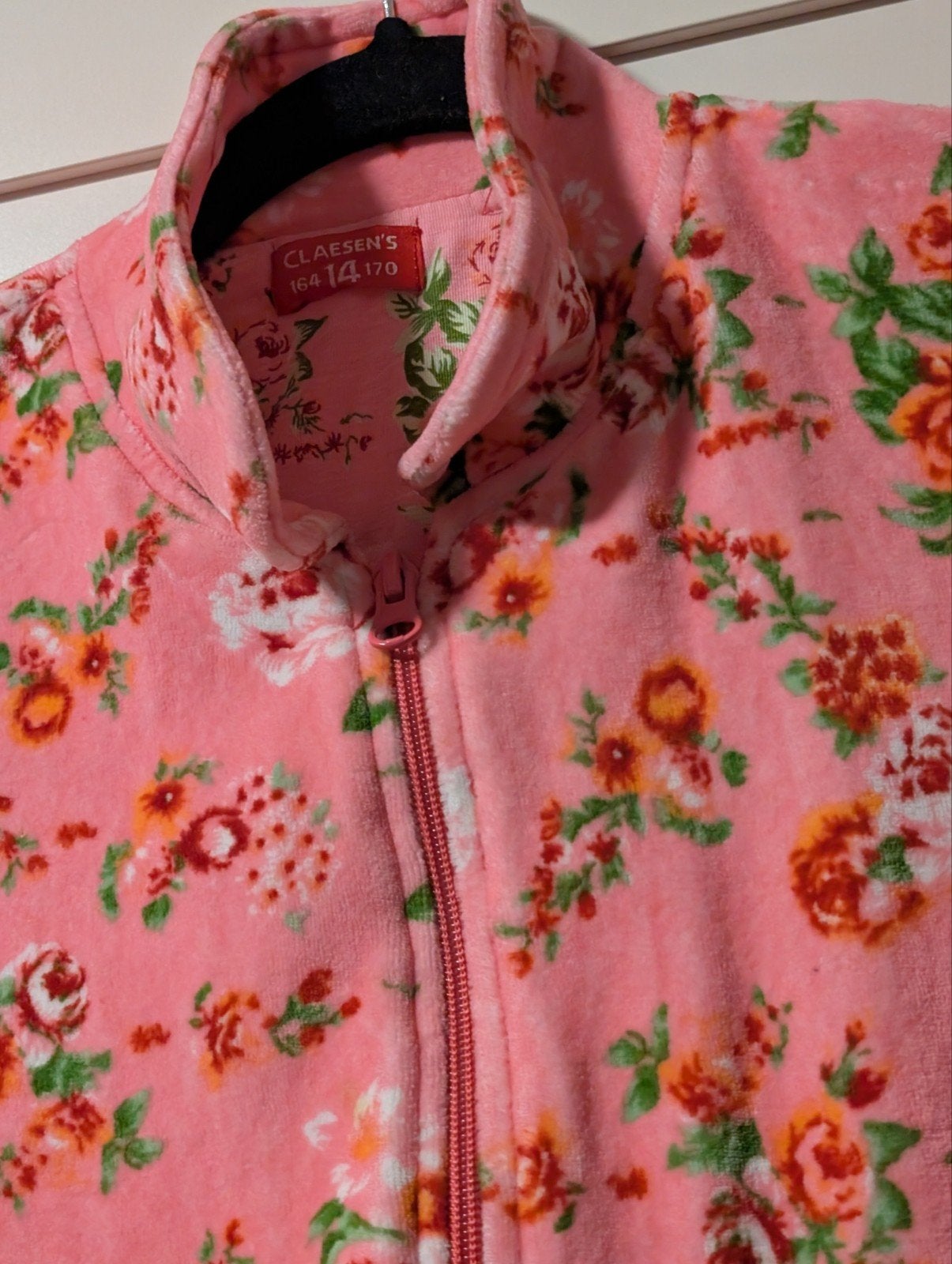 Claesen's onesie pyjama huispak 164 270 bloemen zgan, Nacht- of Onderkleding, Claesen's, Meisje, Ophalen of Verzenden