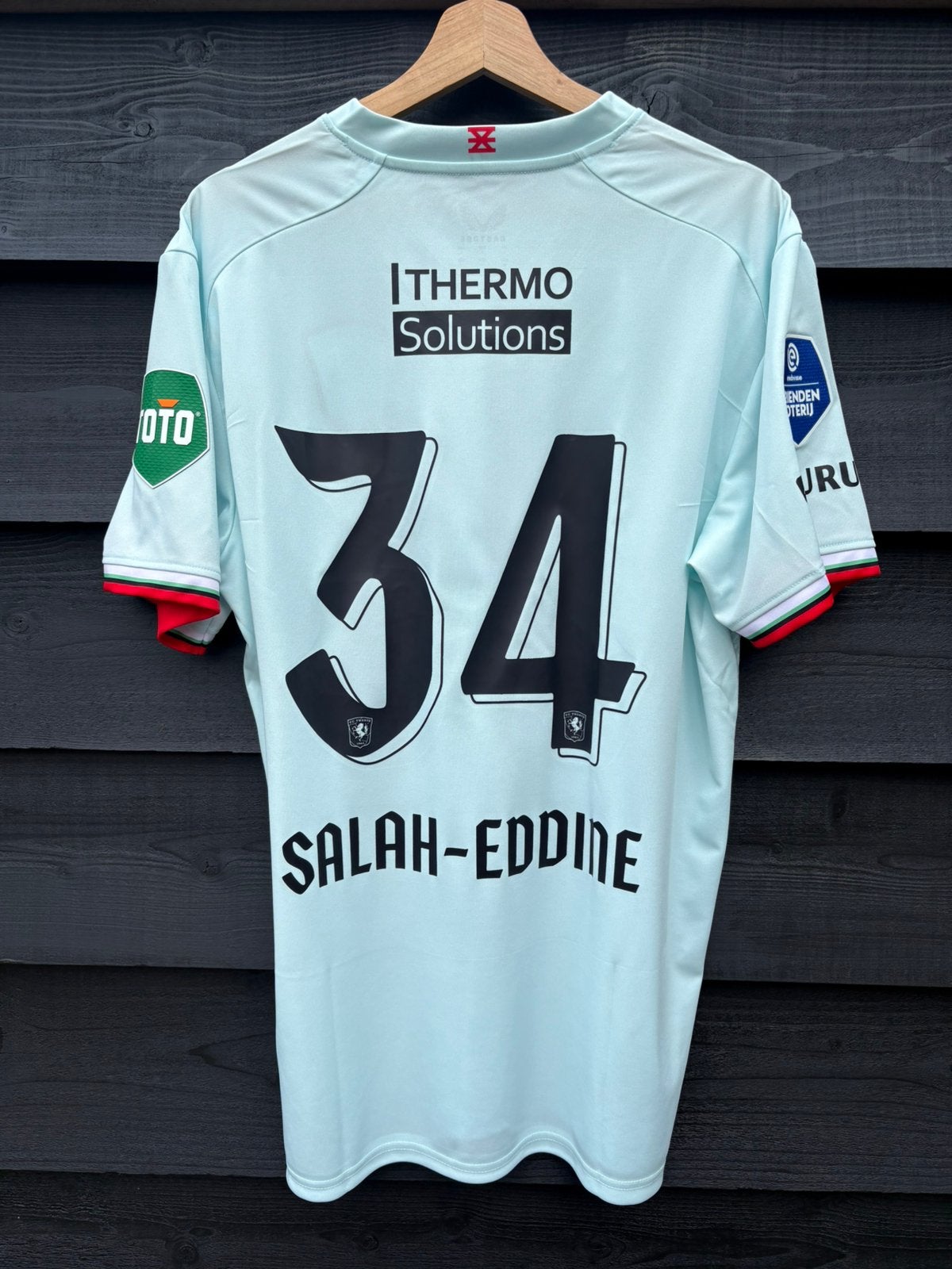 Matchworn shirt FC Twente Anass Salah-Eddine, Verzamelen, Ophalen of Verzenden, Zo goed als nieuw, F.C. Twente, Shirt