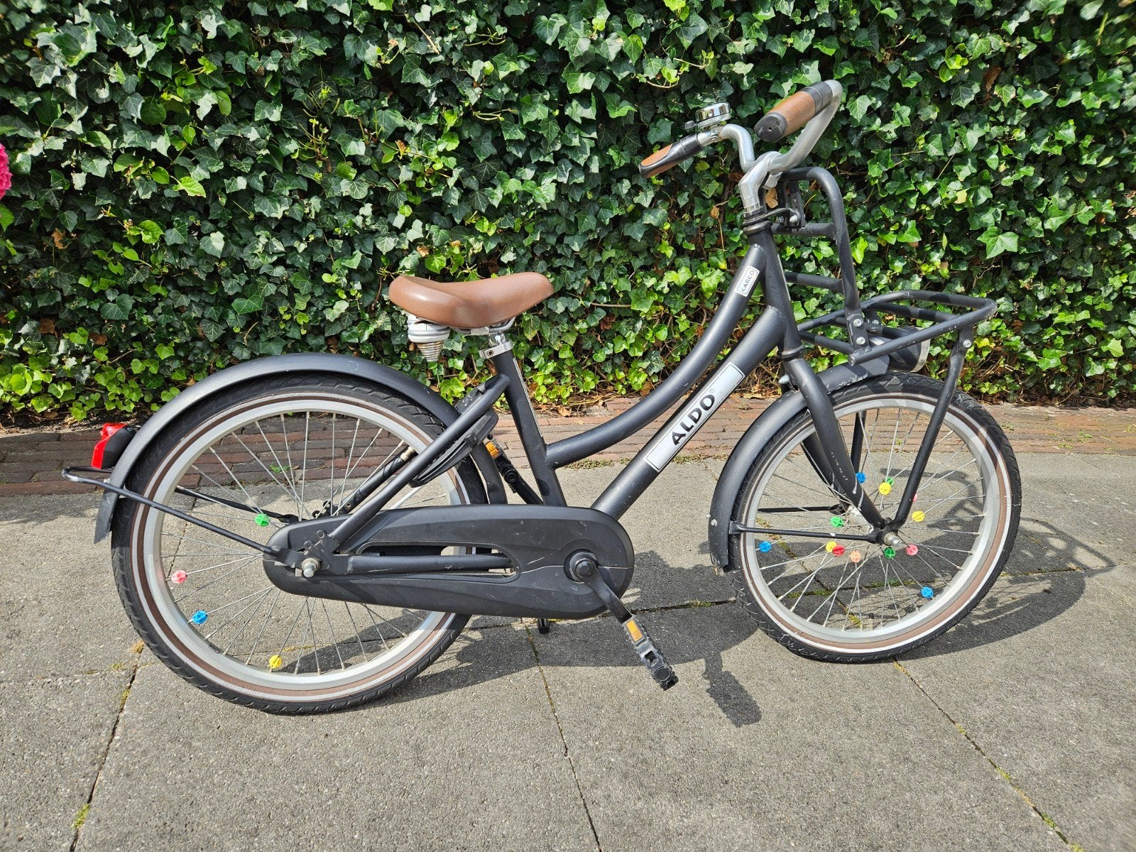 Aldo Cargo meisjesfiets 20 inch mat zwart, Ophalen, Gebruikt, 20 inch, Aldo