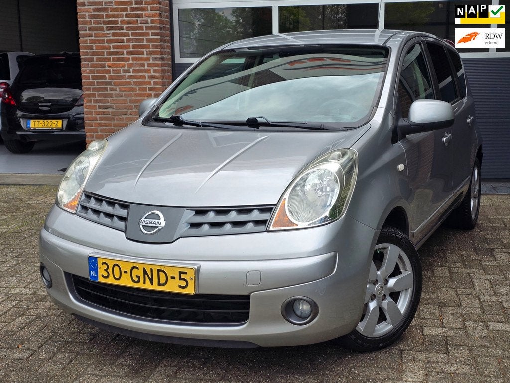 Nissan Note 1.6 Life NAP |Airco |Goed onderhouden |Apk, Voorwielaandrijving, 15 km/l, 4 cilinders, Origineel Nederlands