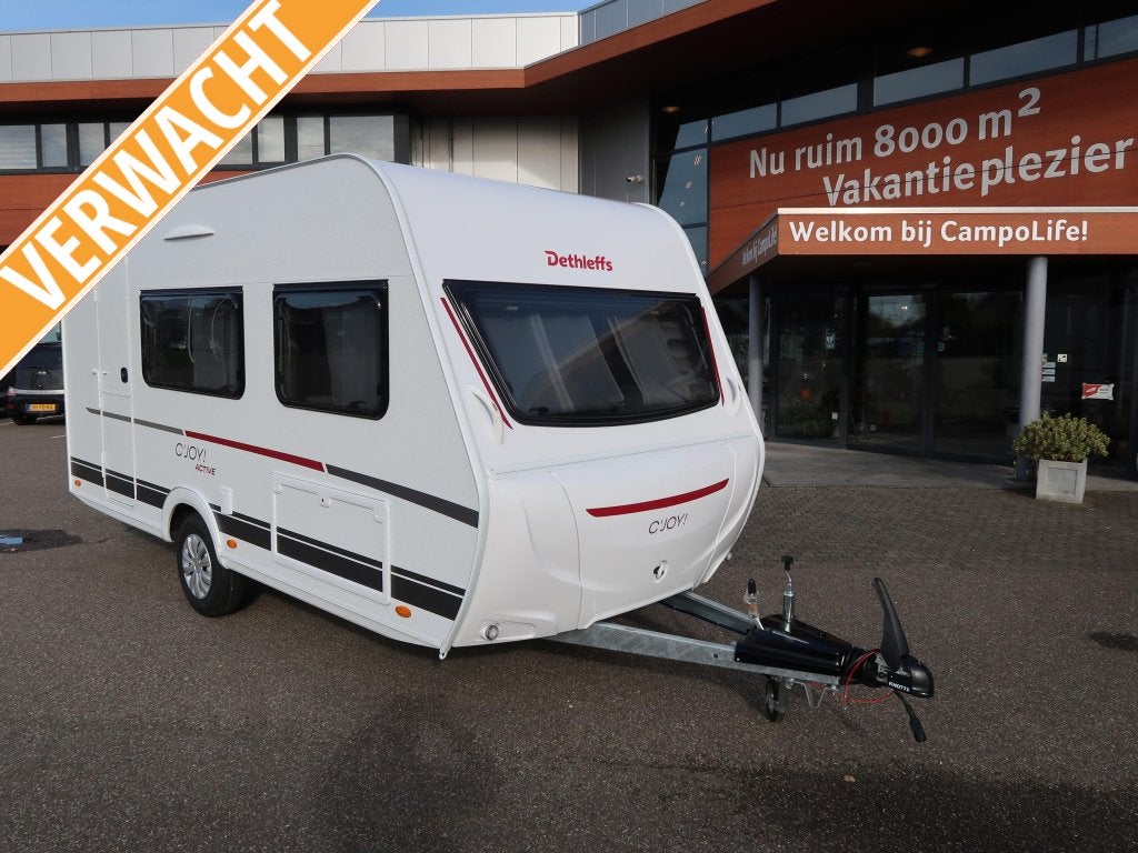 Dethleffs C'Joy 420 QSH SUPER LICHT MET HOGE KK, Schokbreker, Treinzit, Dethleffs, 5 tot 6 meter