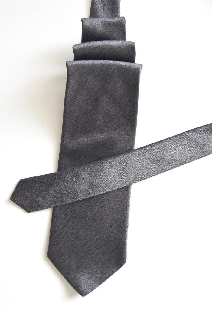 Nieuwe Boss, Hugo Boss 100% zijde stropdas, das, grijs, Kleding | Heren, Stropdassen, Effen, Verzenden, Nieuw, Hugo Boss