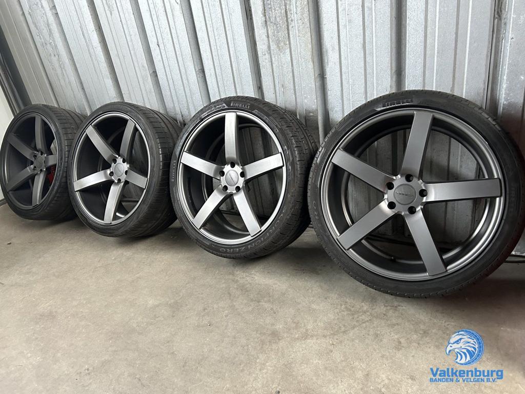 5mm! BMW X5 X6 Vossen 22 inch Concave breedset velgen 5x120, Gebruikt, -, 265 mm, -