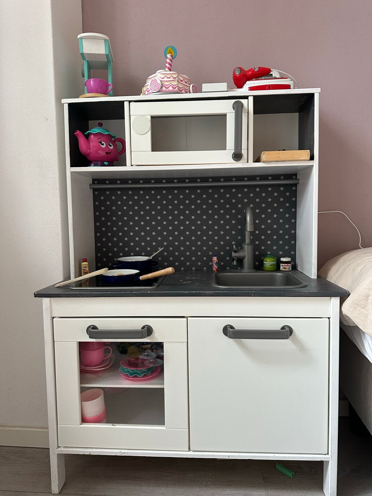 Overcomplete gepimpte  IKEA speelkeuken, Ophalen, Gebruikt, Hout, Speelkeuken