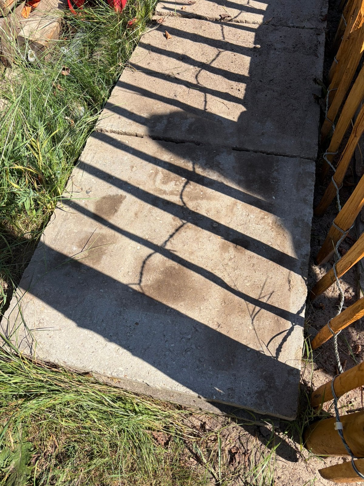 Betontegel 60x60x5 12 stuks, Tuin en Terras, Tegels en Klinkers, Ophalen, Gebruikt, Minder dan 5 m², Beton