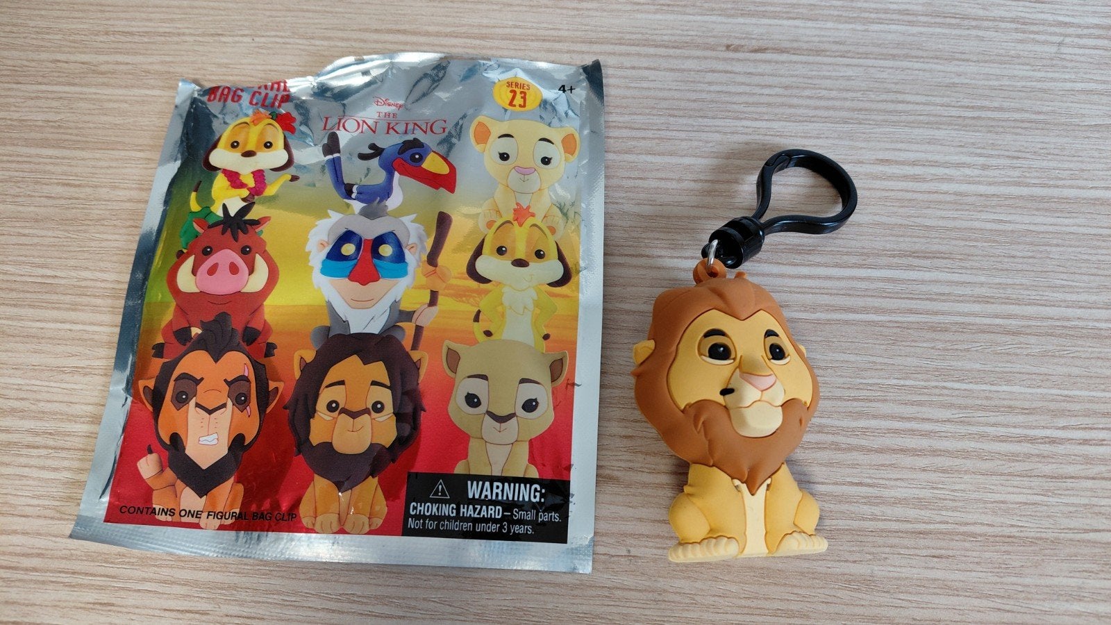 Lion king sleutelhanger mufasa Disney, Ophalen of Verzenden, Leeuwenkoning of Jungle Boek, Zo goed als nieuw, Beeldje of Figuurtje