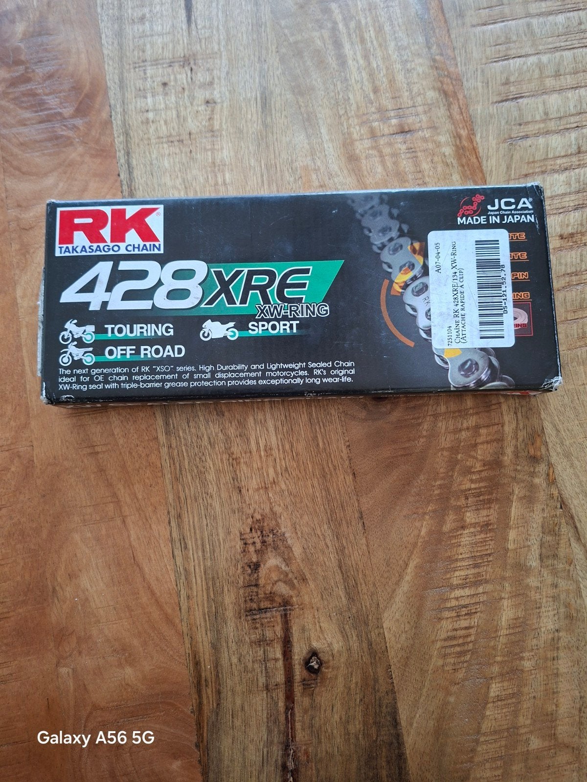 RK 428 XRE XW-Ring Brommer Ketting - Nieuw in doos, Fietsen en Brommers, Ophalen of Verzenden, Nieuw