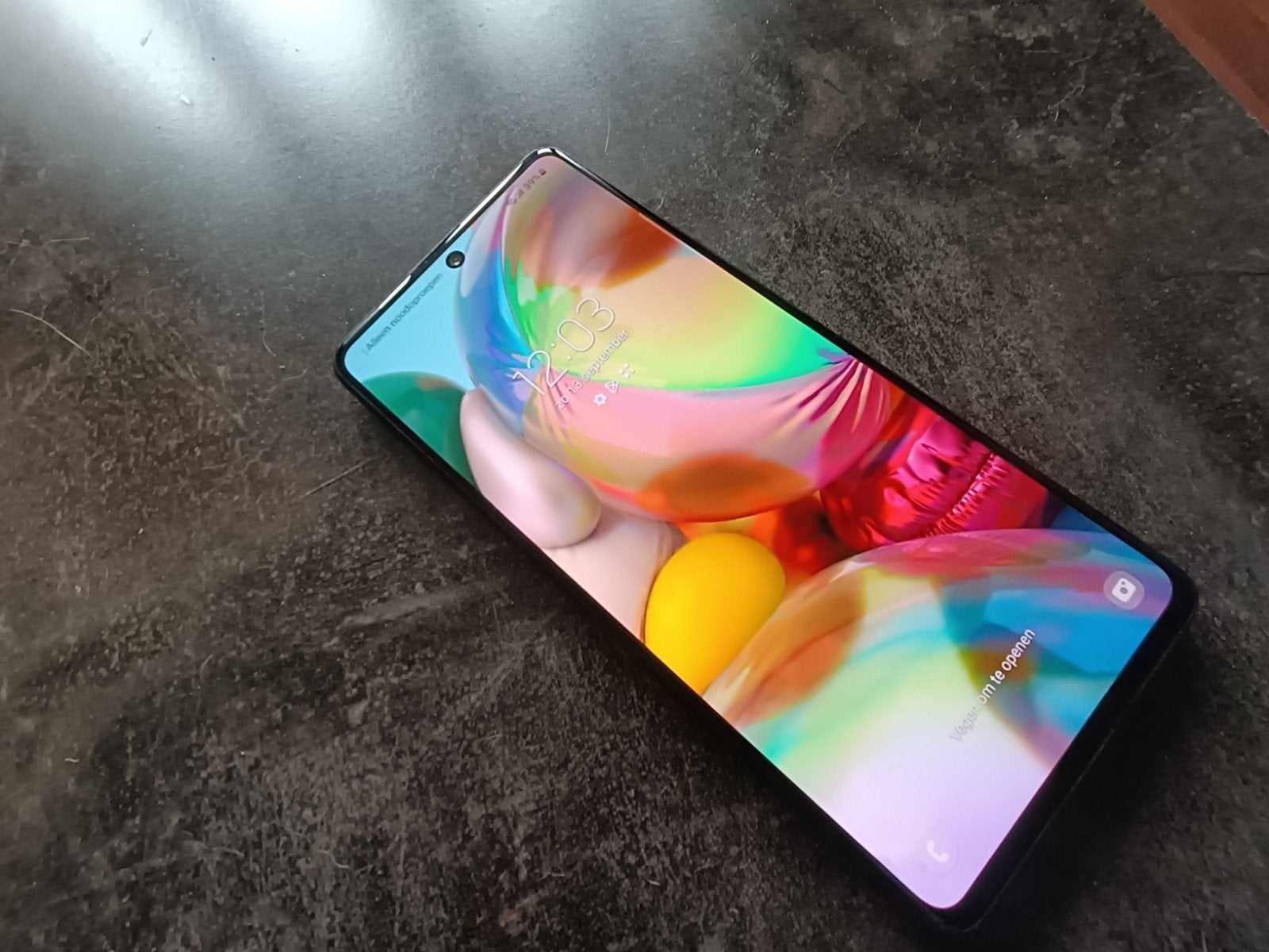 zeer nette Galaxy A71 128GB, 128 GB, Ophalen, Zwart, Galaxy A